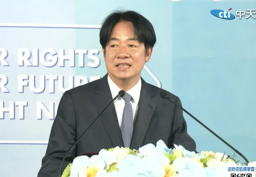 賴清德：民主台灣是唯一要走的路　絕對不會走回頭路