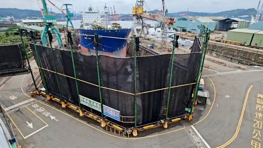 台船基隆廠工安意外！　工人跌落「5米深船艙」搶救不治
