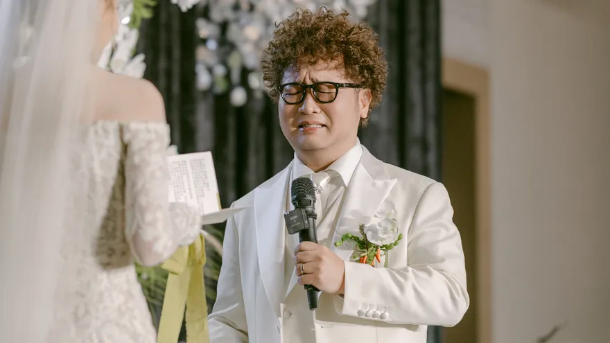 納豆婚禮誓詞超催淚！告白依依「把我從墳墓救回來」