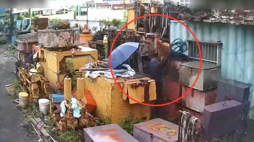 影/八里工地頻遭竊警即時監控　泰籍賊再光顧遭活逮