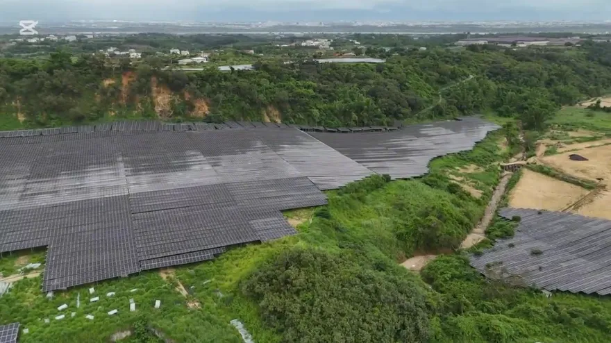 影/颱風來恐滅村！大樹51公頃光電板「啃噬山林」　震撼空拍