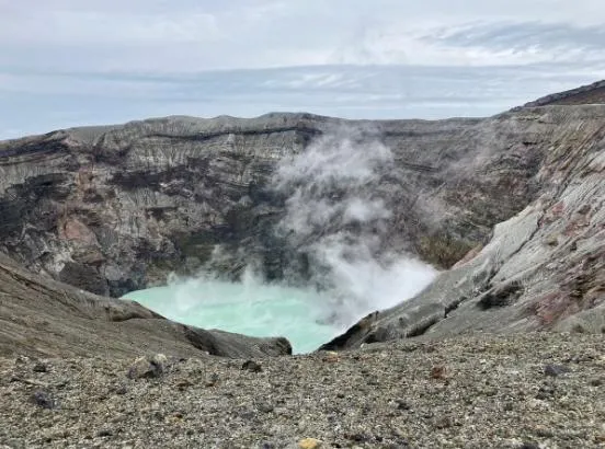日阿蘇山火山活動升級　氣象廳發布2級噴發警戒