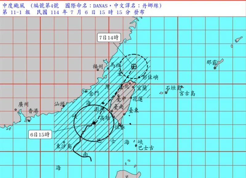澎湖縣發布強風警報！氣象署籲民眾儘速進入室內避難