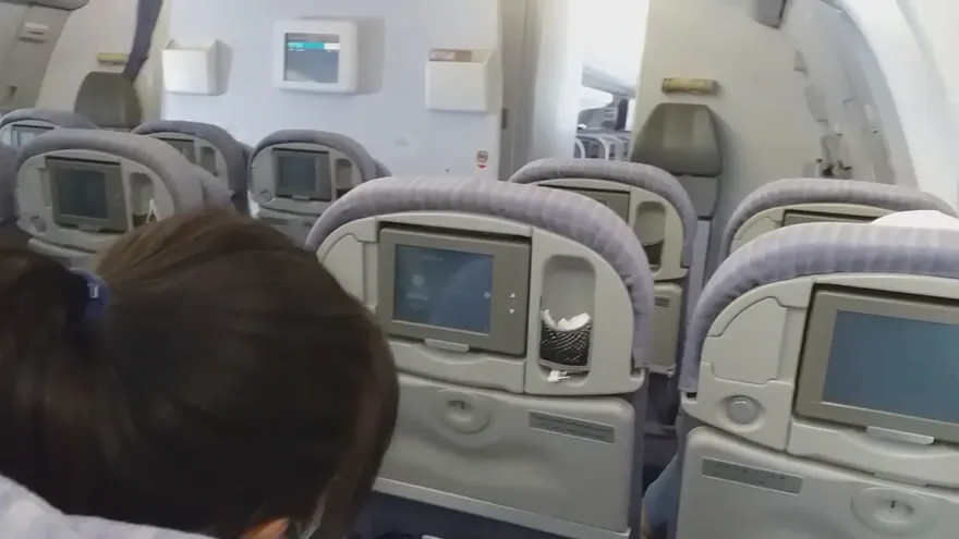 影/空中驚魂片！丹娜絲釀班機猛晃、機長神技術抗颱