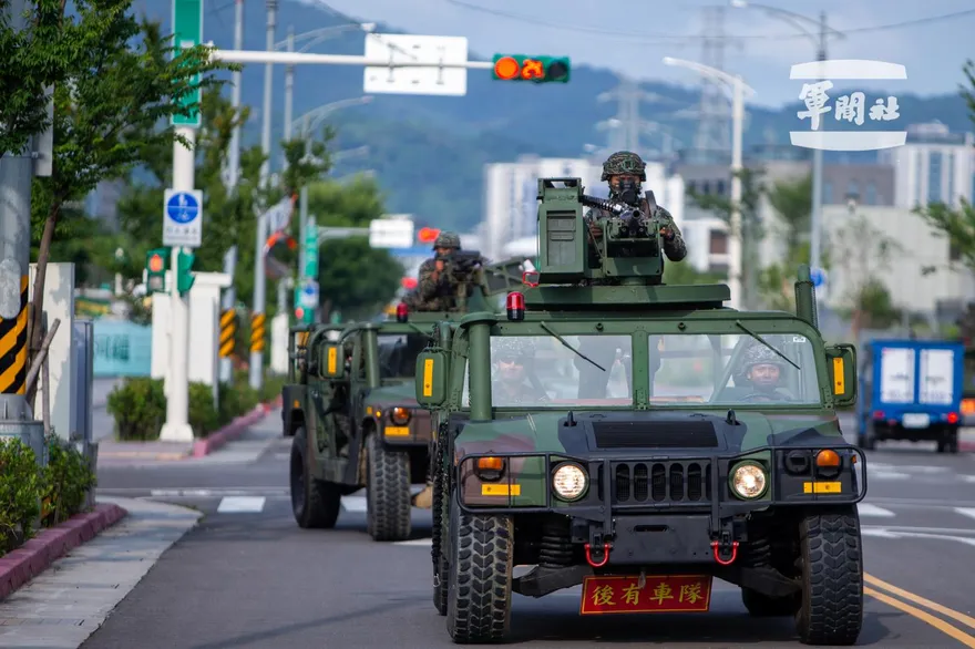 影/跨區北上拱衛中樞　陸戰隊第99旅漢光演習火速救援