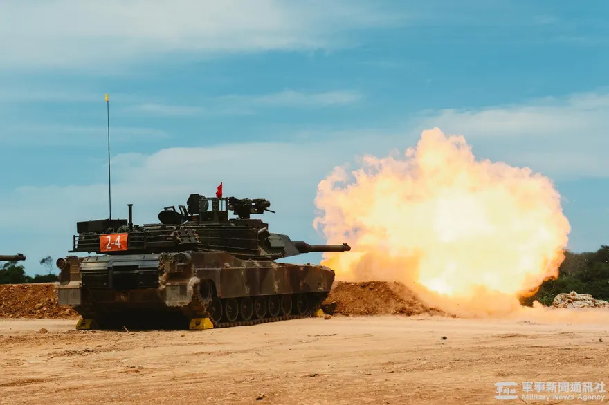 國防展最震撼打卡點！陸軍最強戰車　M1A2T戰車營10月成軍