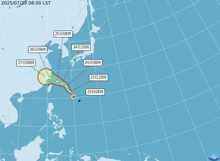 范斯高颱風逼近！連2天全台炸雨　東北部、北部雨最猛