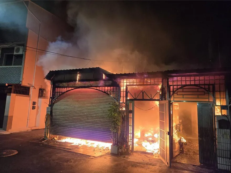 影/天人永隔！嘉義民宅爆炸大火「母子同亡」