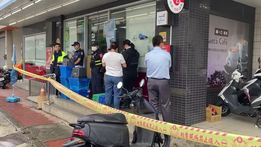 影/豐原超商捅死人！兇手投案　目擊者：1人打招呼1人動手