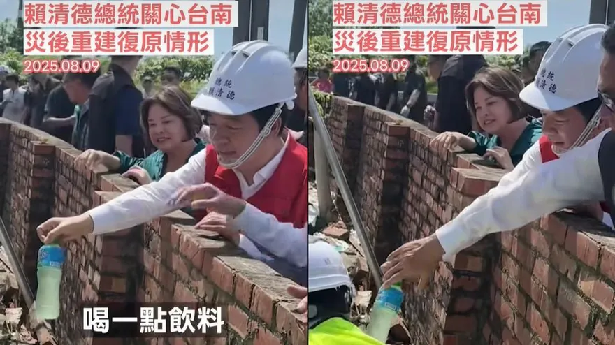 影/賴清德勘災贈水　林沛祥直呼像「奈良餵鹿」：不舒服