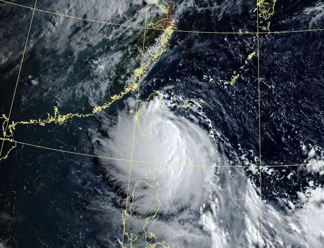 楊柳估中午「登陸台灣」　南部、東部大豪雨炸到發紫
