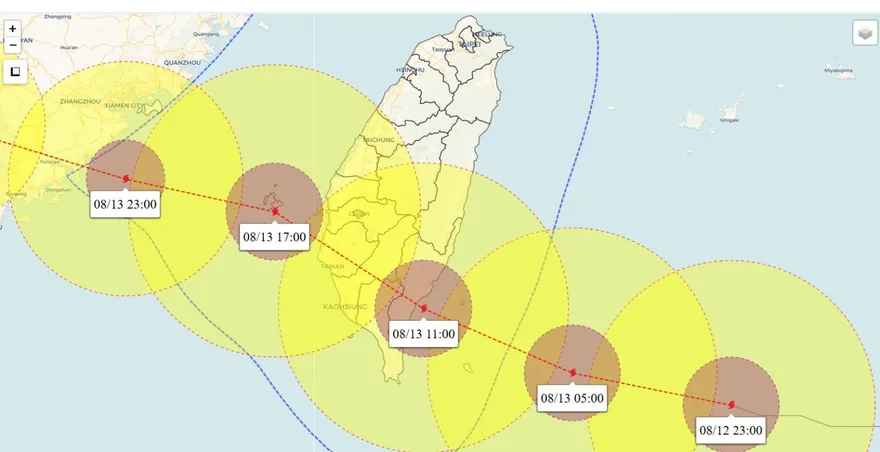 楊柳穿過中央山脈將重整　吳聖宇：恐引發非常強的雲雨帶