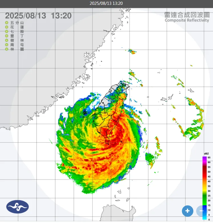 楊柳颱風殺來！　13:00台東縣太麻里登陸