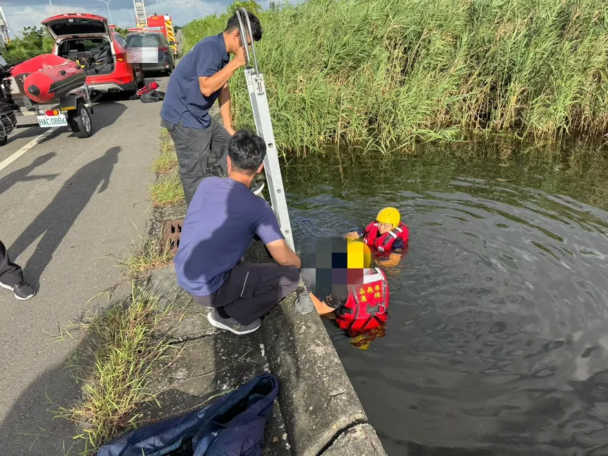 確定身亡！嘉義爆噩耗「7旬翁落水當場慘死」