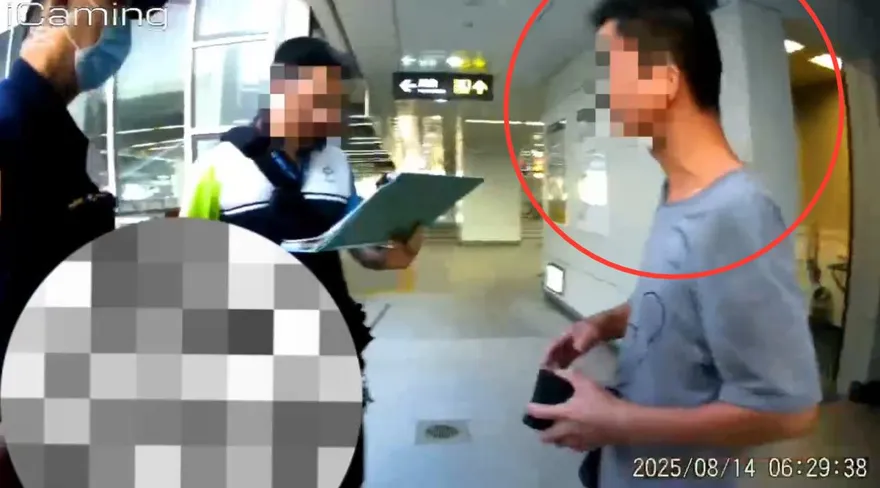 影/台中男捷運站「亂按手扶梯停機鈕」　抓到裁罰1萬