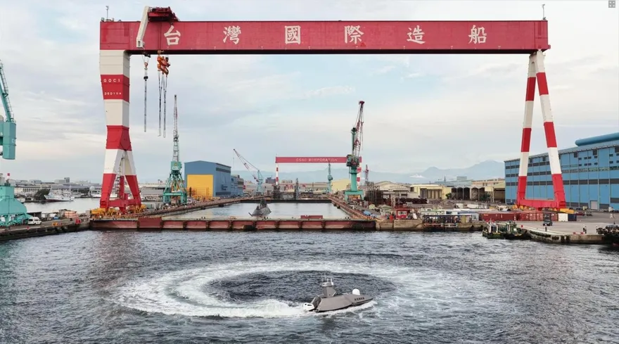 台船自製奮進魔鬼魚號無人船　國內首獲美驗船協會認證