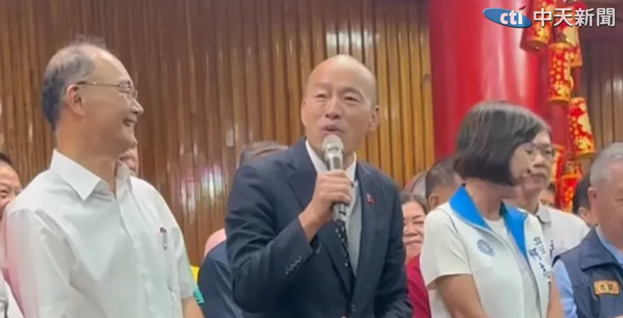 久違回高雄「近鄉情怯」　韓國瑜自嘲當院長一年半頭髮掉光光