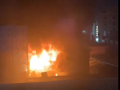 連假驚魂！彰化二林第一市場爆火警　火勢得到控制