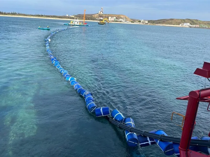 影/等了3年終於！澎湖海底電纜完工　桶盤地區正式通電