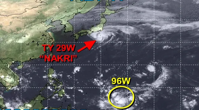 熱帶擾動96Ｗ增強！最快10/17生成「風神」颱風