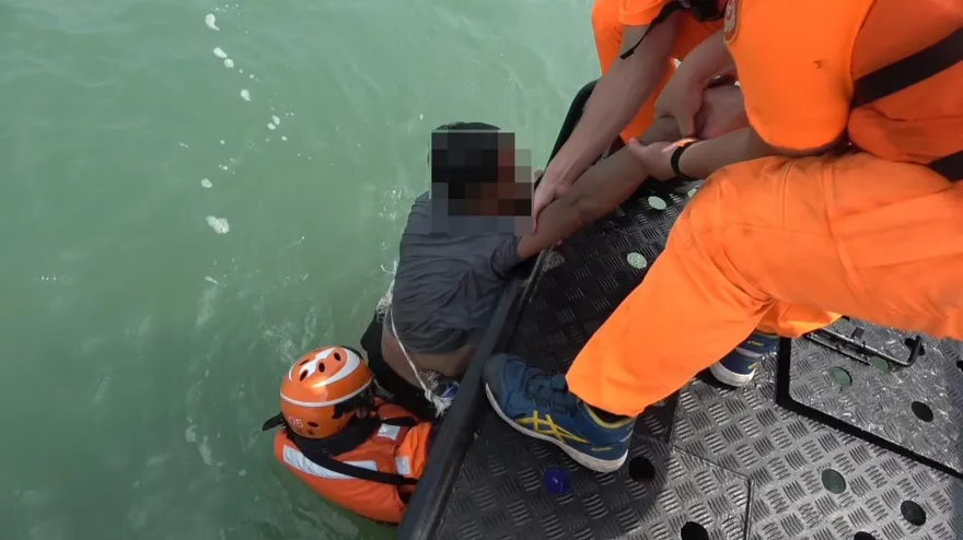 金門禁制水域陸男漂流！海巡即時攔截正釐清偷渡動機