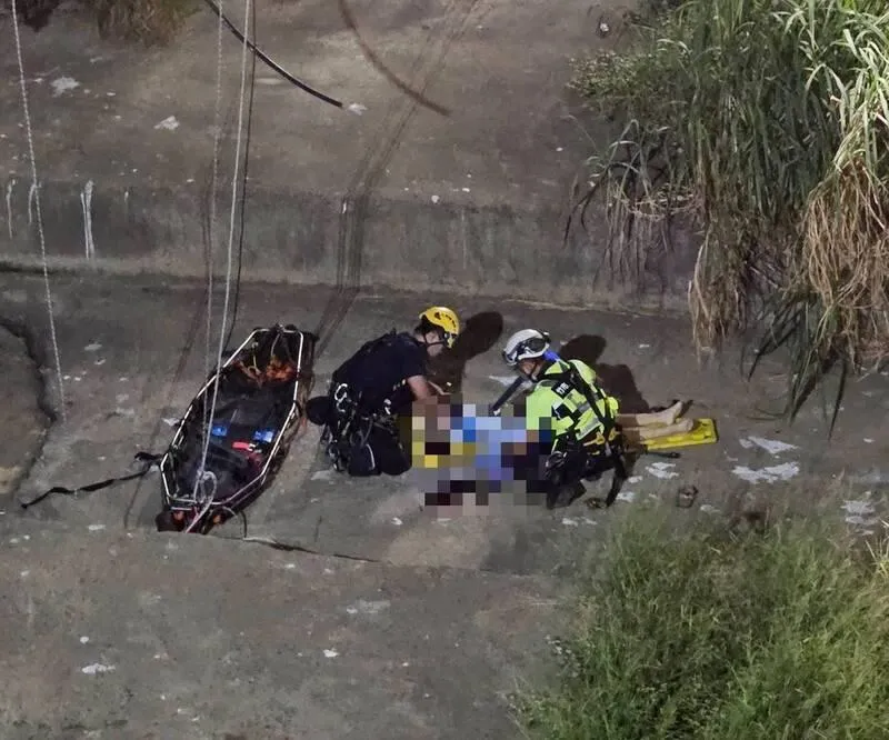 新竹爆慘劇！阿嬤墜橋「全身重創」命危搶救中