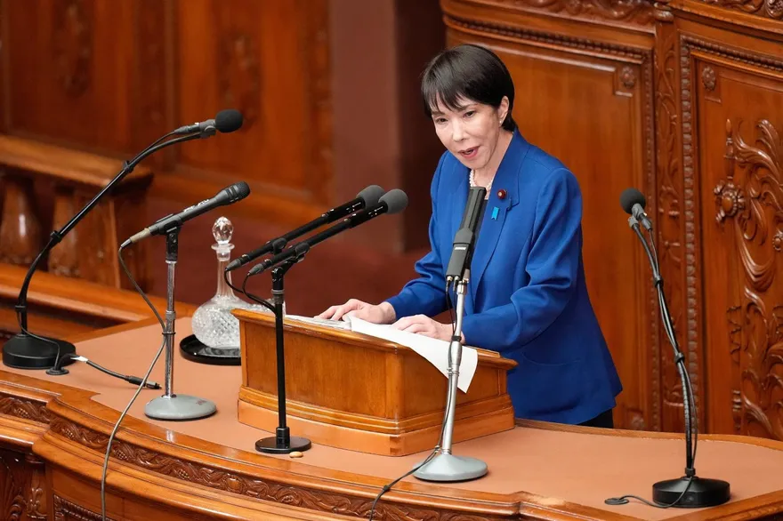 高市早苗就任後首次政策演說　強調解決物價上漲是首要任務
