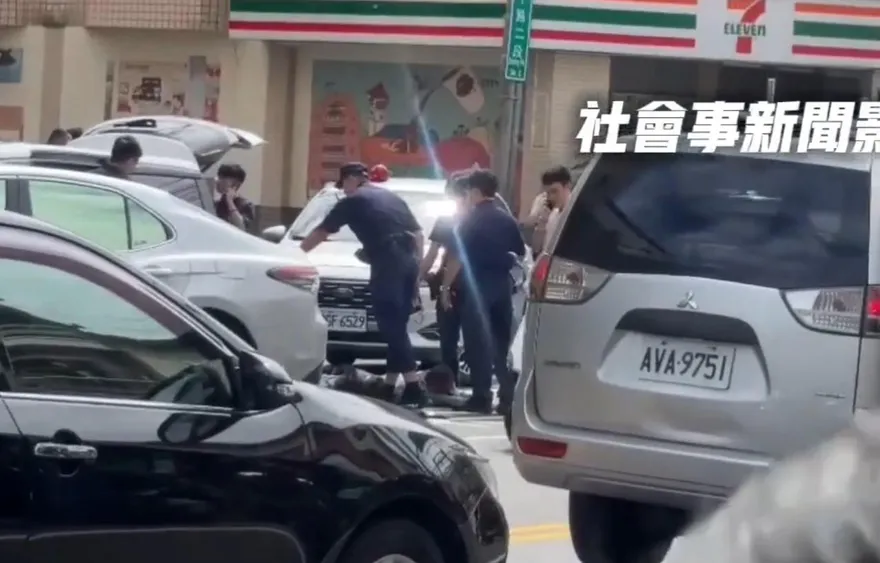 影/台中越南籍移工持刀砍死同鄉　警方壓制逮捕畫面曝