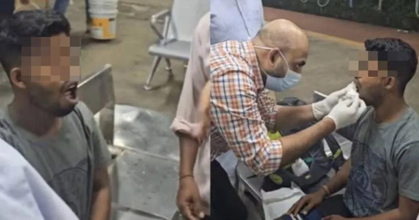 印男搭火車下巴突脫臼！鐵路醫生現場徒手復位　影片瘋傳網友佩服