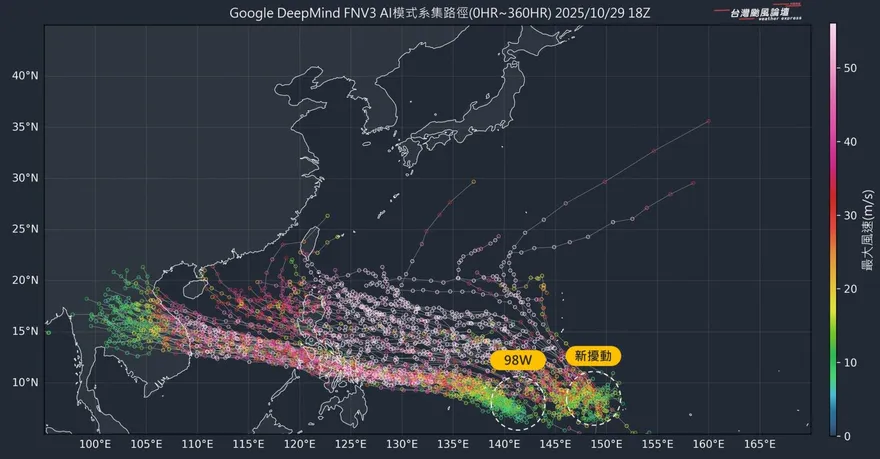 11月恐有雙颱！最新預測出爐　氣象粉專：颱風季延長賽
