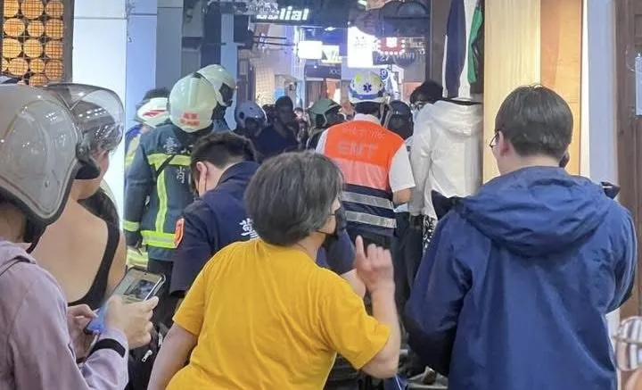 北市五分埔商圈火警　建物3樓冒火煙1人受傷送醫