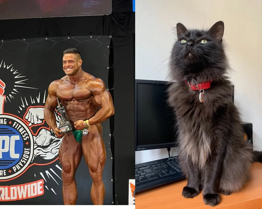 愛貓離世太傷心！巴西31歲健美冠軍突中風身亡