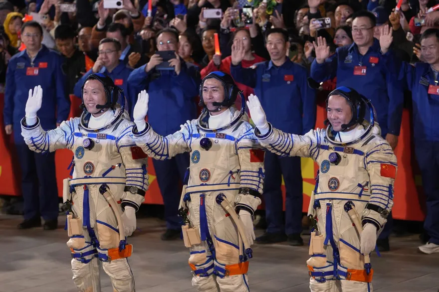 「出差」7個月！陸神舟二十一飛船3太空人　近日將返地球