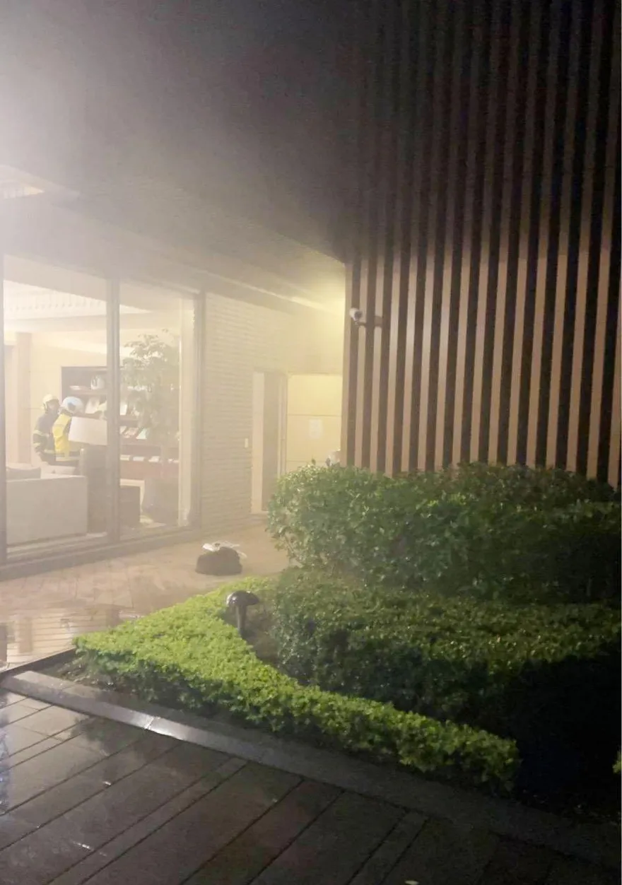 北市豪宅停車場狂燃　巨量濃煙狂竄、搶救畫面直擊