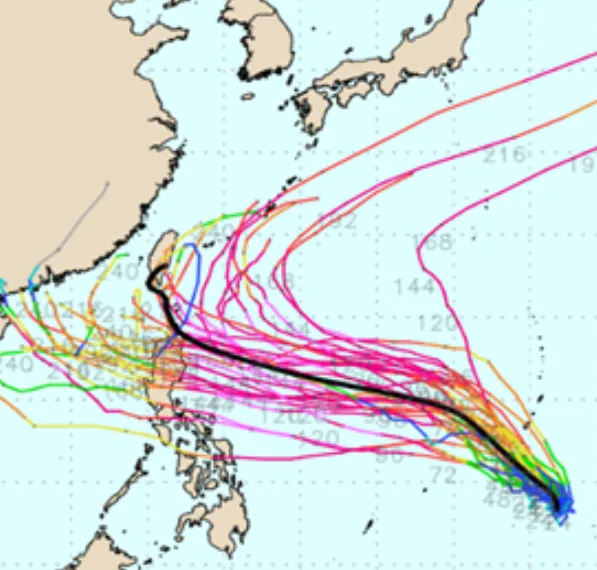 颱風「鳳凰」最快明天生成　吳德榮：各別模擬路徑分散