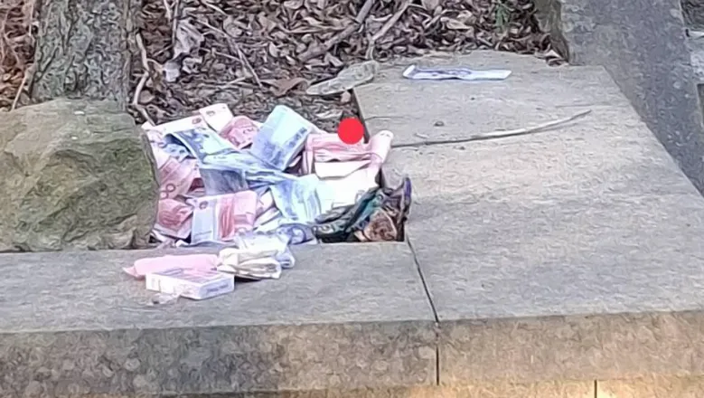 苗栗公園驚現500萬金條、10萬現鈔　竟是失智富翁遺落