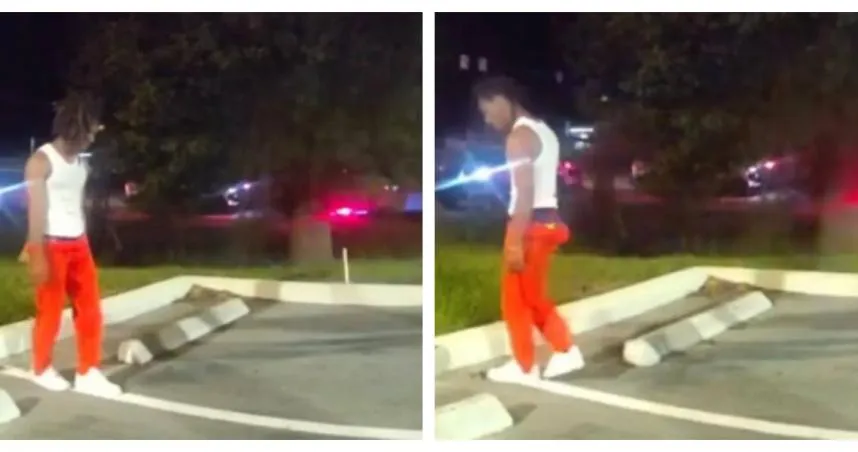 神預言！美國屁孩萬聖節扮囚犯　下秒酒駕真被逮