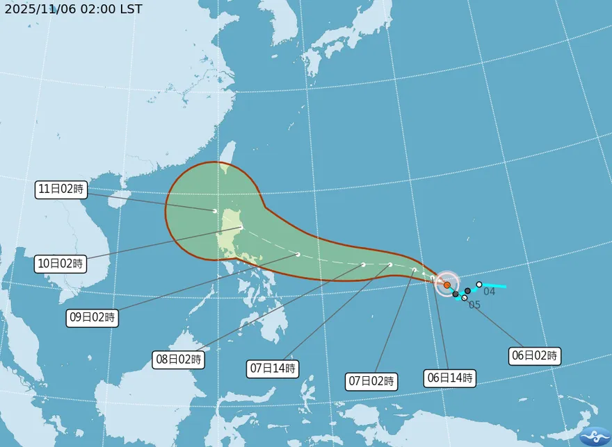 鳳凰颱風生成！恐達中颱上限　11/11、12最靠近台灣