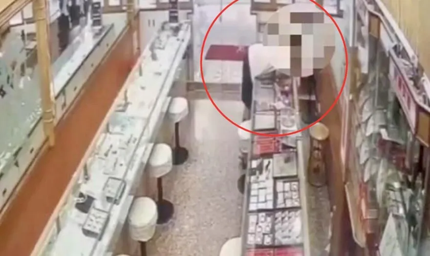 高雄新興區爆銀樓竊案　男子得手50萬金飾逃逸秒遭逮