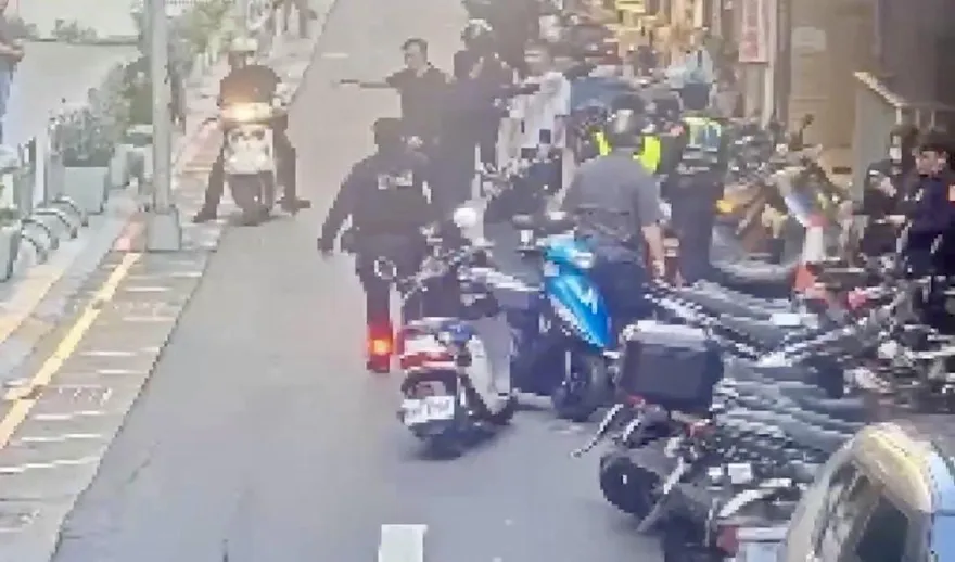 影/北市中山區街頭大亂鬥　警逮7人送辦