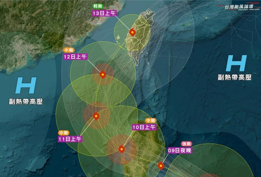 鳳凰登陸點「可能偏北」　粉專示警：下週一、二風雨最大