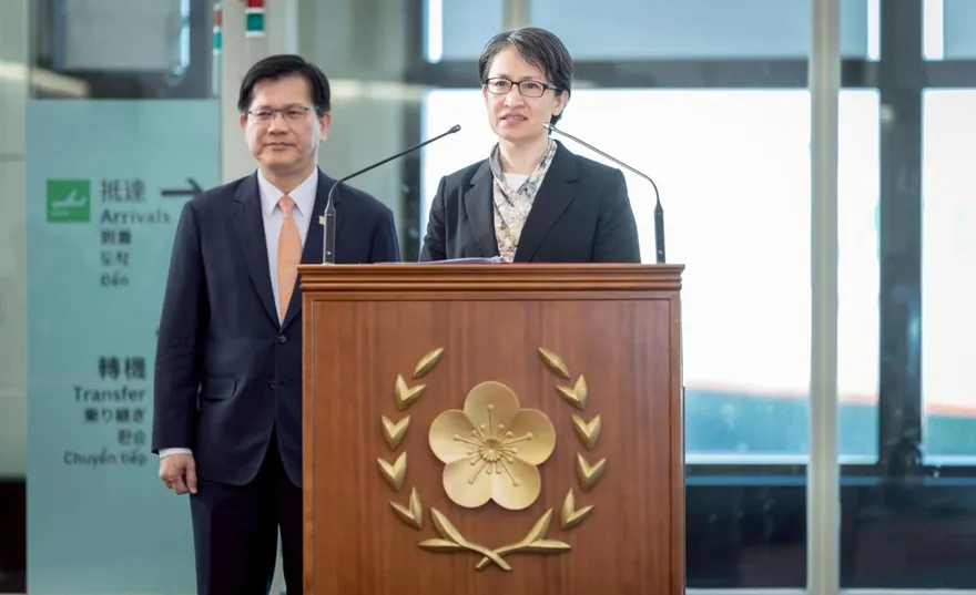 蕭美琴IPAC演說返台！引孟子名言「台灣國際處境困難始終沒退縮」