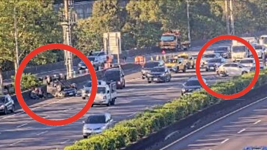 假日出遊注意！國3「劇烈相撞」嚴重損毀　甩飛車道兩端