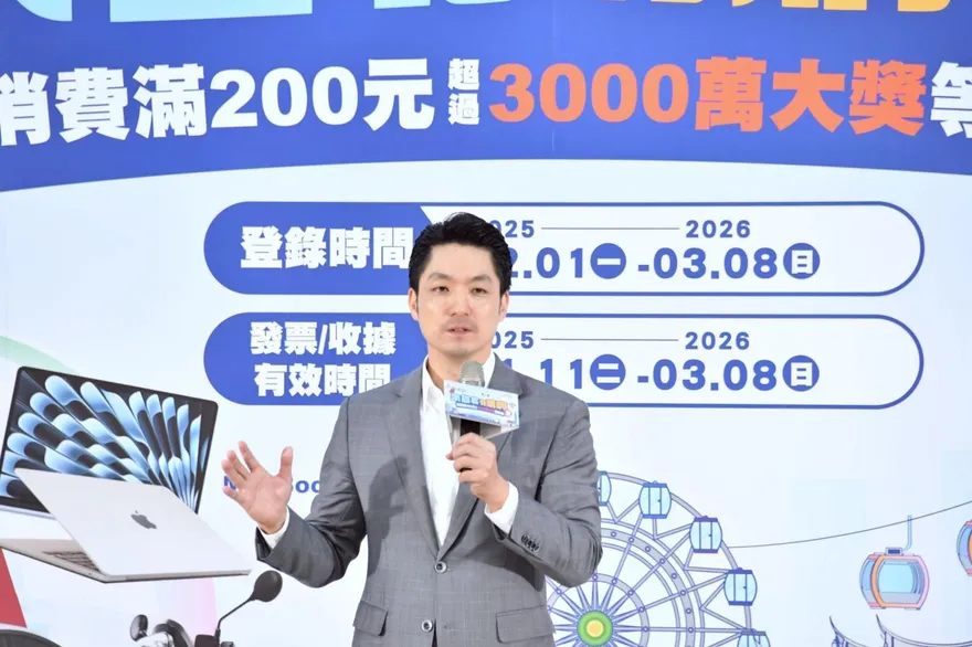 蔣萬安祭大招！普發1萬　在台北花200抽1000萬元