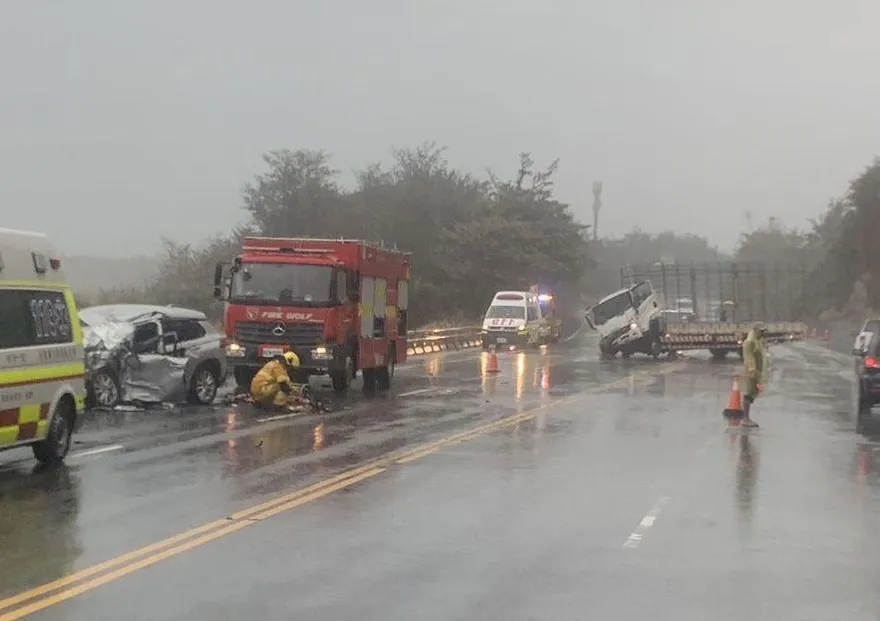 魂斷颱風天！太麻里台9線「大小車相撞」1人慘死