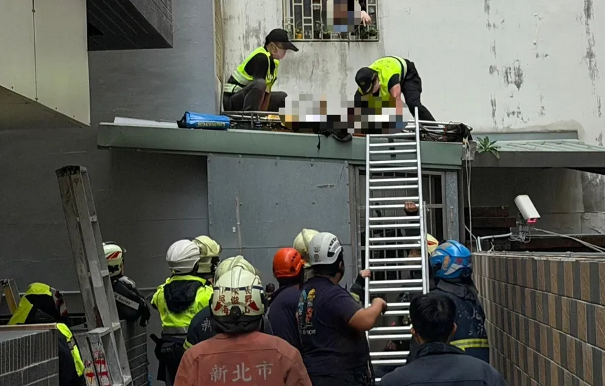 新北板橋13歲女童6F墜落　卡2樓遮雨棚受傷送醫