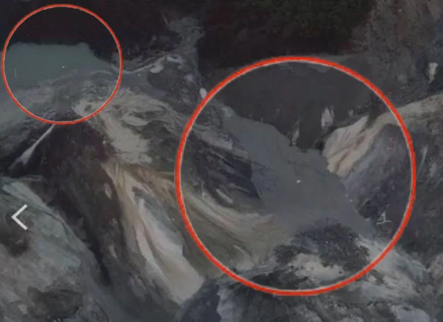 影/馬太鞍堰塞湖驚見「子湖」誕生！紅色警戒再發布