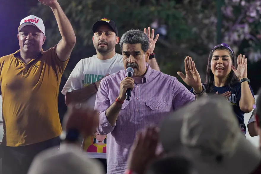 委內瑞拉反美情緒高漲！馬杜洛參與示威高喊「不會成為美國奴隸」