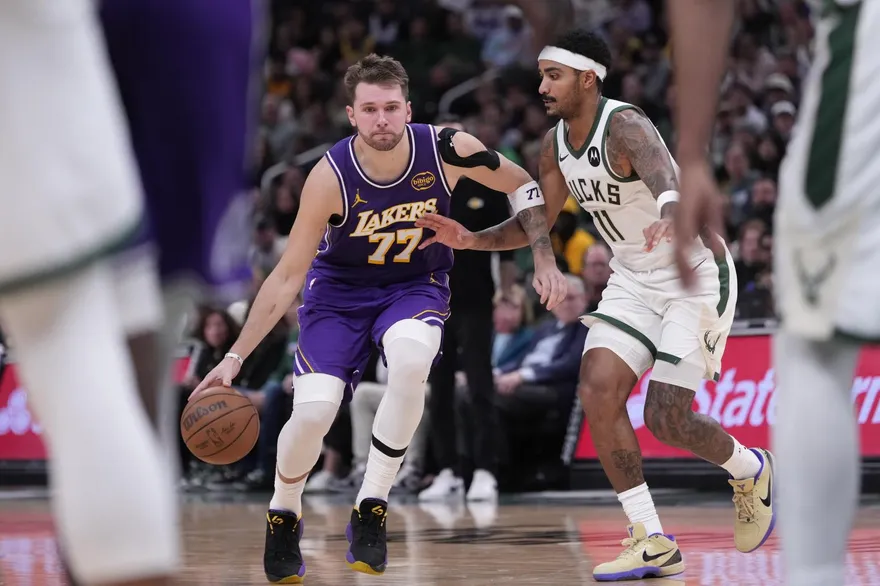 NBA/東契奇作客轟41分！力壓字母哥　湖人收2連勝