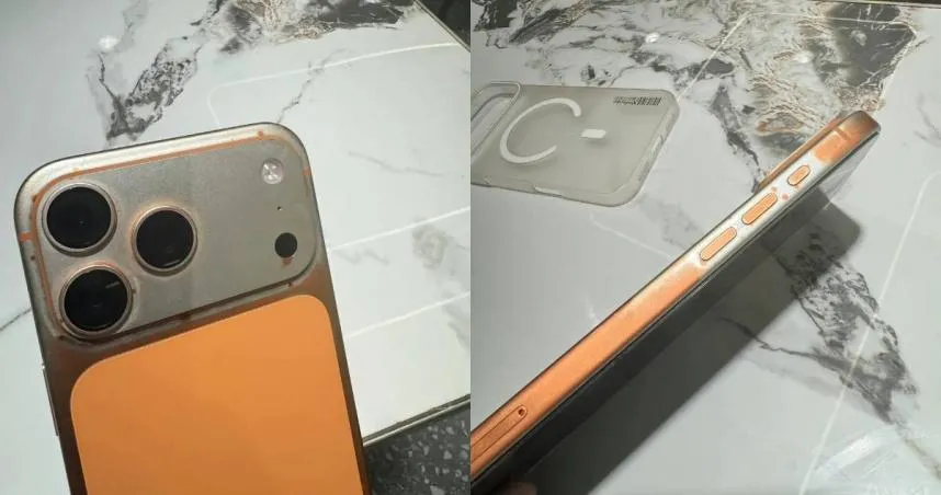 iPhone 17 Pro宇宙橙「濕紙巾一擦就掉漆」　真實性受質疑